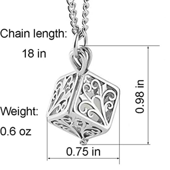 Luminous Tree Pendant Necklace Elegant Minimal Chic Y2K Holiday Gift - Picture 3 of 7